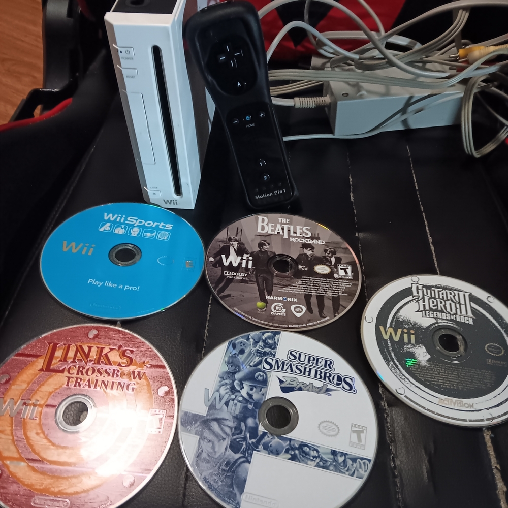 Nintendo Wii Console with Games